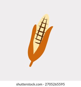 Um vetor de Ação de Graças objeto ilustração milho