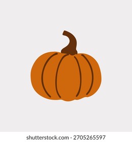 Ein Thanksgiving-Vektorobjekt, Illustration Kürbis