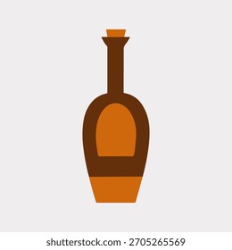 Ein Thanksgiving-Vektorgrafik-Objektwein