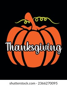 Thanksgiving vector premium tshirt design