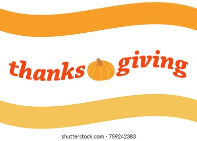 Thanksgiving writing logo