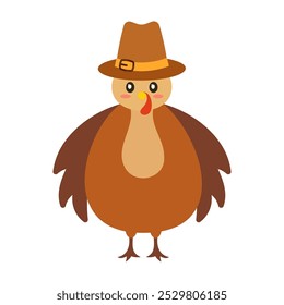 Thanksgiving-themed illustrations with turkey, boots, and autumn elements icon