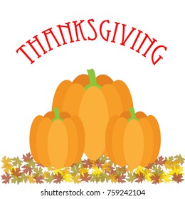 Thanksgivinig pumpkins poster