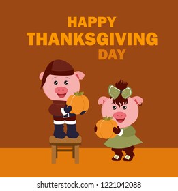 Thanksgivins Day. Sale. Vector illustration.