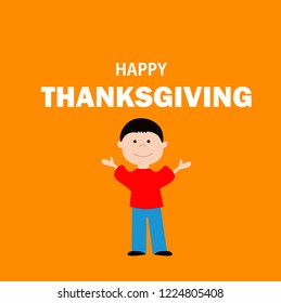 Thanksgivins Day. Vector illustration.