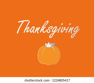 Thanksgivins Day. Vector illustration.