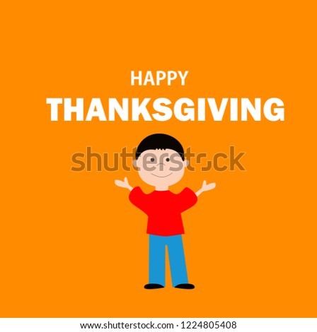 Thanksgivins Day. Vector illustration.