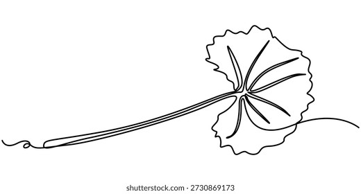 thankuni pata desenho contínuo de uma linha, um esboço linear isolado no fundo branco. 