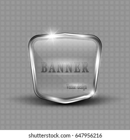 Thansparent shiny banner