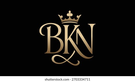 That is a highly elegant and luxurious monogram BKN design.