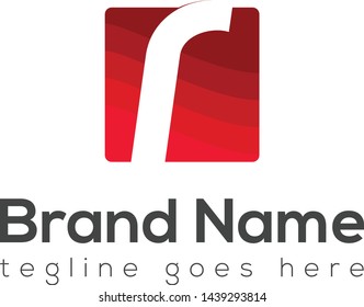 That is a logo which is rectangle type R letter logo.