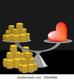 That money or love is more expensive