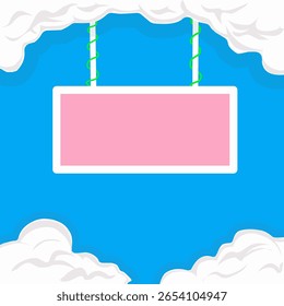 That pink rectangle with the flowing green-and-white twisted lines and cloud-like forms offers a vibrant, surreal atmosphere with great potential