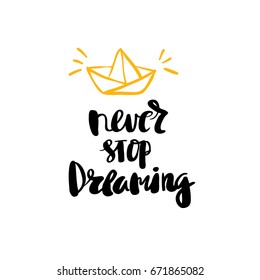 that you can typographical poster hand drawn inspirational quote