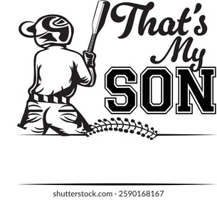 That's is my bro son senior cousin boy nephew Baseball Player, Personalized custom Name, Team, Clipart, Cutfile, Mom dad