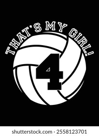 That's My Girl 4 Volleyball Player Design File.