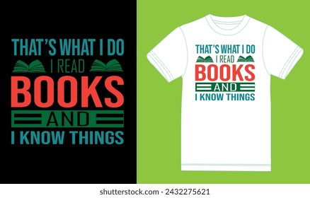 Eso es lo que hago, leo un libro y sé cosas sobre el diseño de camisetas