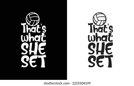 Diseño de camiseta de la cita de voleibol, tipografía