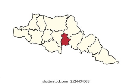 Mapa de Thawe Gopalganj, Distrito de Gopalganj, Estado de Bihar, República da Índia, Governo de Bihar, Território indiano, Índia Oriental, política, aldeia, turismo
