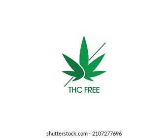 ilustración vectorial de icono libre de thc 