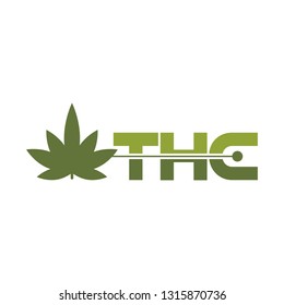 Thc Logotype Vector Stock Vector (Royalty Free) 1315870736 | Shutterstock