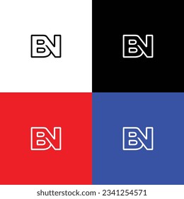 "El logotipo de la marca de letra inicial BN exuda sofisticación y simplicidad. Un diseño elegante y atemporal que representa una identidad de marca sólida y de buena reputación".