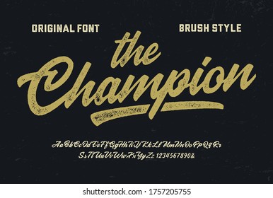 opføre sig Revolutionerende Revisor Champion Font Images, Stock Photos & Vectors | Shutterstock