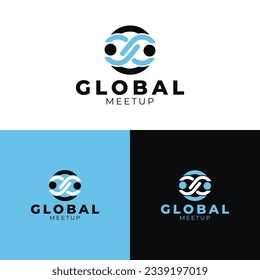 "The Global Meetup logo embodies connectivity and unity worldwide. A vibrant design that signifies coming together, networking, and international collaboration."