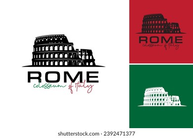 "The Logo for the Rome Colosseum of Italy" is a design asset that represents the iconic structure of the Colosseum in Rome, Italy. This asset is suitable for use in travel brochures, tourism websites