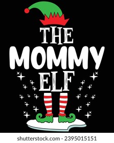 "The mommy elf" EPS vector file