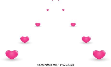 "The path of the heart.The passage of love.vector illustration."