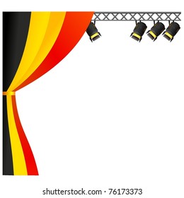 Theater  Belgium. vector