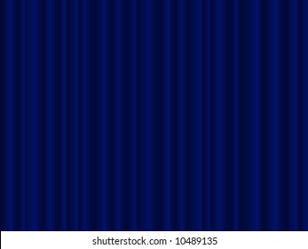 theater blue curtain background. Vector illustration