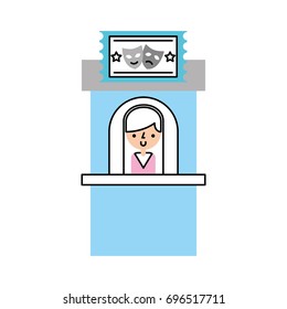 Theater box office icon
