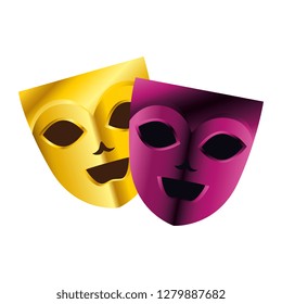 theater and carnival masks