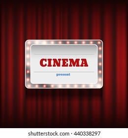 Theater or cinema background vector eps 10