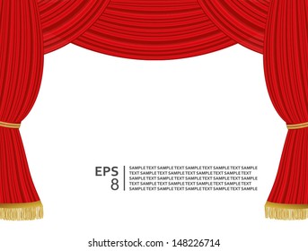 Theater curtains background