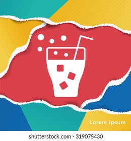 theater drinks and popcorn icon