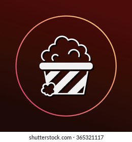 theater drinks and popcorn icon