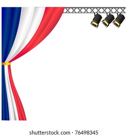 Theater  France. vector