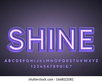 Theater Glowing Neon Sign Text Effect