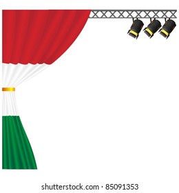 Theater   Hungary. vector