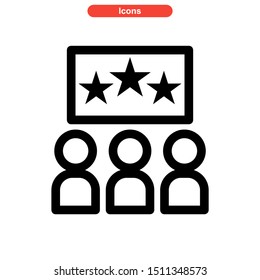 theater icon isolated sign symbol vector illustration - high quality black style vector icons
