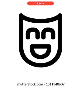 theater icon isolated sign symbol vector illustration - high quality black style vector icons
