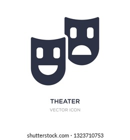 theater icon on white background. Simple element illustration from Technology concept. theater sign icon symbol design.
