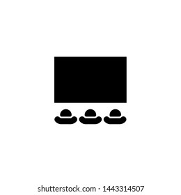 theater icon sign signifier vector