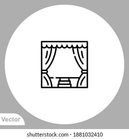 Theater icon sign vector,Symbol, logo illustration for web and mobile