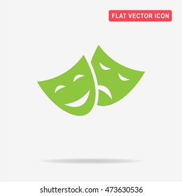 Theater icon. Vector concept illustration for design.
