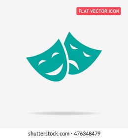 Theater icon. Vector concept illustration for design.