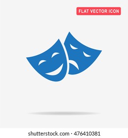 Theater icon. Vector concept illustration for design.